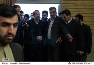 حضور علی لاریجانی رئیس مجلس در مراسم نکوداشت سیدجمال‌الدین اسدآبادی در شهر اسدآباد همدان