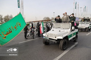 بازدید و نظارت سردار قاسم رضایی جانشین فرمانده کل انتظامی کشور، سردار رحیمی رئیس پلیس تهران و محسن منصوری استاندار تهران از نیروهای نظامی و انتظامی مستقر در میدان آزادی