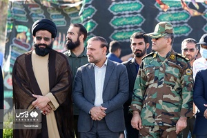 برگزاری مراسم استقبال از پیکر سردار شهید اسماعیل لجم اورک در ایذه