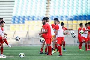 گزارش تصویری از اولین تمرین پرسپولیس در غیاب ملی‌پوشان