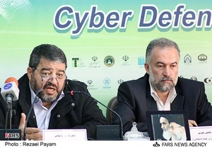 غلامرضا جلالی رئیس پدافند غیرعامل کشور در نشست خبری همایش ملی دفاع سایبری