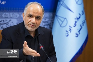سخنرانی امین حسین رحیمی  وزیر دادگستری در نشست خبری 