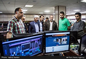 بازدید اصغر آبخضر قائم‌مقام شورای هماهنگی تبلیغات اسلامی از تحریریه خبرگزاری فارس