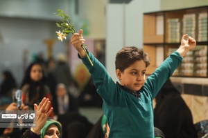 حضور دهه نودی ها در جشن شام ولادت امام زمان (عج)در حرم مطهر عبدالعظیم حسنی (ع)