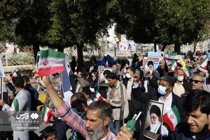 راهپیمایی بندرعباسی‌ها در محکومیت اهانت به ساحت مرجعیت