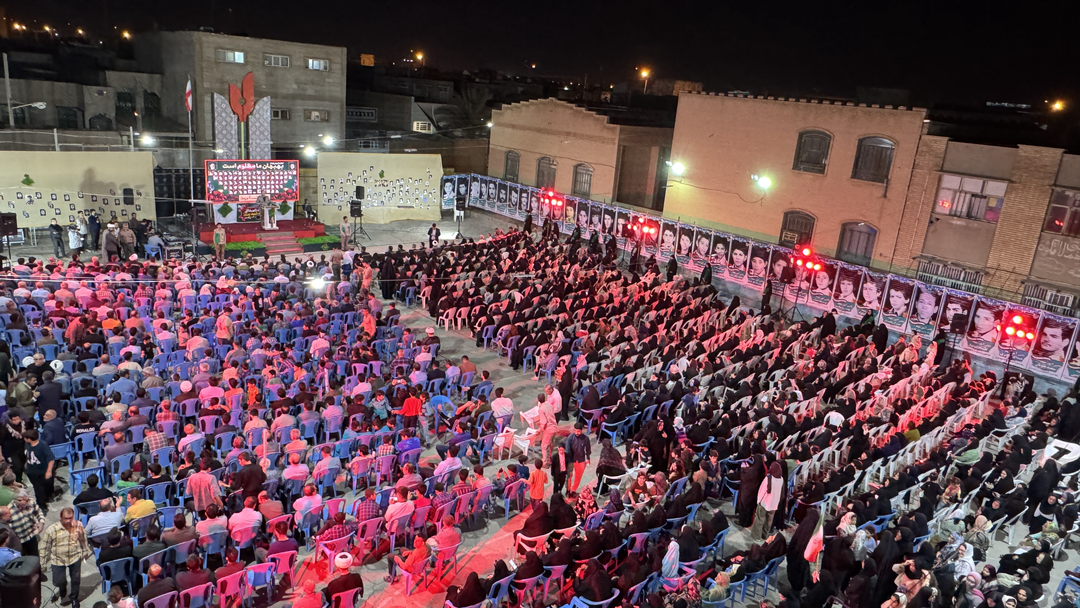 برگزاری چهل و سومین یادواره ۷۴ لاله گلگون کفن مدرسه شهید پیروز بهبهان