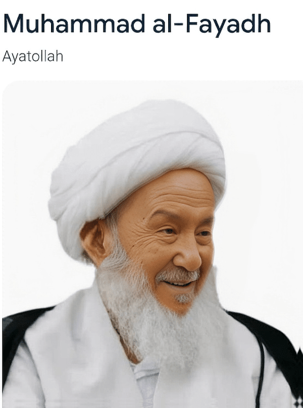 Grand Ayatollah Muhammad Is'haq Fayadh, is a Shia Hazara Marja and one of the Big Four, among the most senior Shi'a marja living
