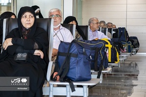 اعزام حجاج آذربایجان‌غربی از فرودگاه ارومیه / دومین پرواز