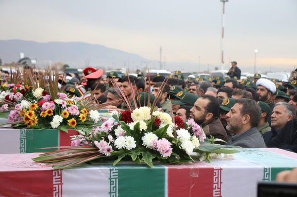 پیکر مطهر پنج شهید گمنام وارد تبریز شد- تبریز