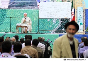 سخنرانی حجت‌الاسلام محسن قرائتی در حسینیه الزهرا(ع) سازمان فرهنگ و ارتباطات اسلامی