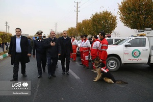 مانور عملیان زمستانی در کرج