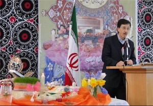 مجتهد شبستری رئیس انجمن دوستی ایران و تاجیکستان در مراسم جشن نوروز با حضور ایرانیان مقیم تاجیکستان