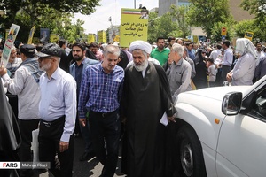 حضور شخصیت‎ها در راهپیمایی روز جهانی قدس ۹۸ 