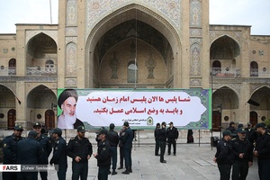 مراسم بزرگداشت شهیدان حافظ امنیت در مدرسه عالی شهید مطهری  /6  اسفند 96