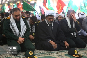 آیین خاکسپاری شهید گمنام در آموزشگاه شهید چمران