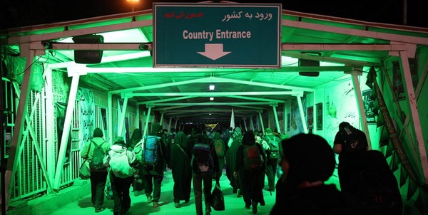 راهپیمایی اربعین مرز 
