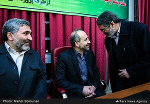 علی‌اصغر پورمحمدی و محمد سرافراز رئیس سازمان صدا و سیما