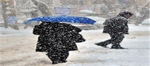 بارش برف پاییزی در اهر