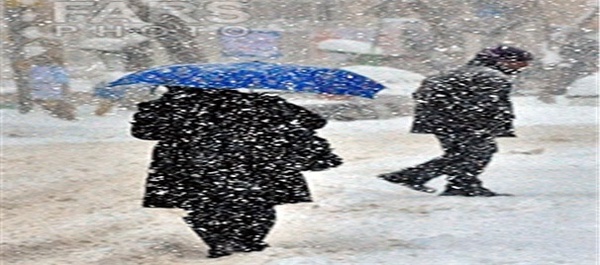 بارش برف پاییزی در اهر