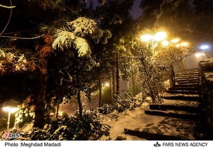 شب سرد زمستانی تهران