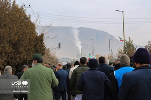 تشییع شهید گمنام در شهرک صنعتی شهرکرد