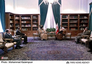 دیدار سیدعمار حکیم رییس مجلس اعلای اسلامی عراق با آیت الله هاشمی رفسنجانی رئیس مجمع تشخیص مصلحت نظام