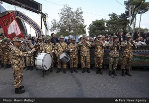 استقبال رسمی از پیرغلامان حسینی در شهرستان گرگان