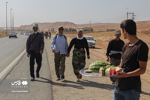 زائران پیاده امام رضا (ع) 