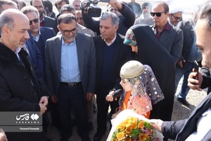 آیین اجرای طرح جهاد روشنایی به میزان سه هزار سامانه خورشیدی پنج کیلوواتی با حضور وزیر نیرو