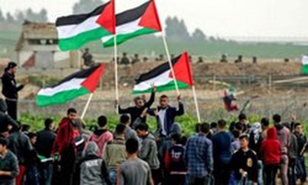 راهپیمایی جمعه بازگشت فلسطین غزه 