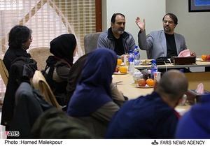 نشست خبری رحمت امینی رئیس مرکز هنرهای نمایشی حوزه هنری