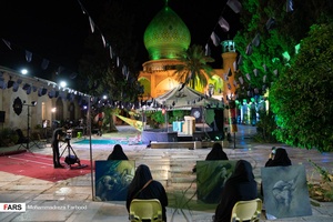 نخستین شب از سی و ششمین شب شعر عاشورایی در آستان مقدس حضرت علی ابن حمزه (ع) شیراز 