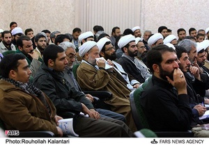 گردهمایی سیاسی جامعه مدرسین حوزه علمیه قم