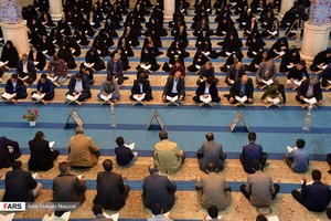 جزخوانی قرآن کریم در حسینیه اعظم زنجان