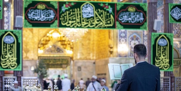 تزیین حرم حسینی