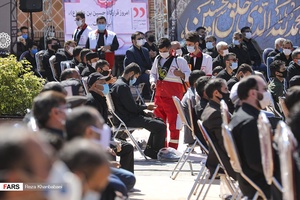 اجتماع عاشورایی  حسینیان دارالارشاد اردبیل