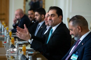 دیدار محسن المندلاوی نایب رئیس مجلس عراق با حسین امیرعبداللهیان وزیر امور خارجه