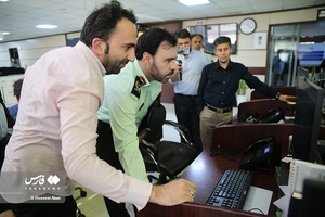 بازدید سردار سعید منتظرالمهدی معاون فرهنگی اجتماعی و سخنگوی فرماندهی کل انتظامی کشور از تحریریه خبرگزاری فارس