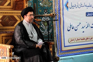 آیین عمامه گذاری طلاب حوزه های علمیه استان اردبیل