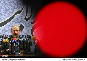 سرلشکر سید یحیی صفوی دستیار و مشاور عالی فرمانده کل قوا در نشست خبری یادواره ملی شهید حجت الاسلام عبدالله میثمی
