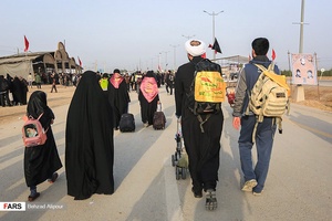 پس آنگه اربعین دیگر آور/ گزارش تصویری کاروان اربعین حسینی در مرز مهران