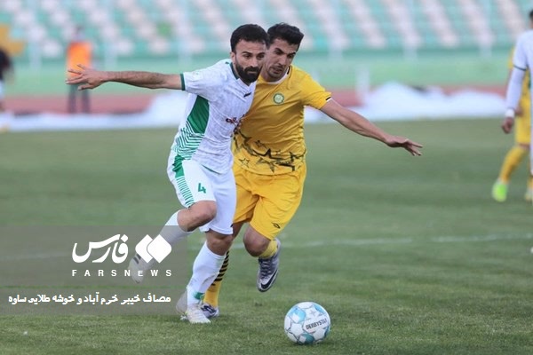 گزارش تصویری از مصاف خیبر خرم آباد و خوشه طلایی ساوه