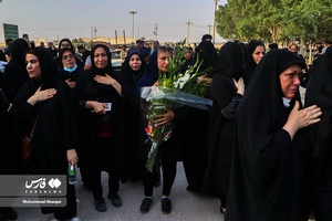 تشییع یکی از جانباختگان حادثه ریزش ساختمان متروپل آبادان