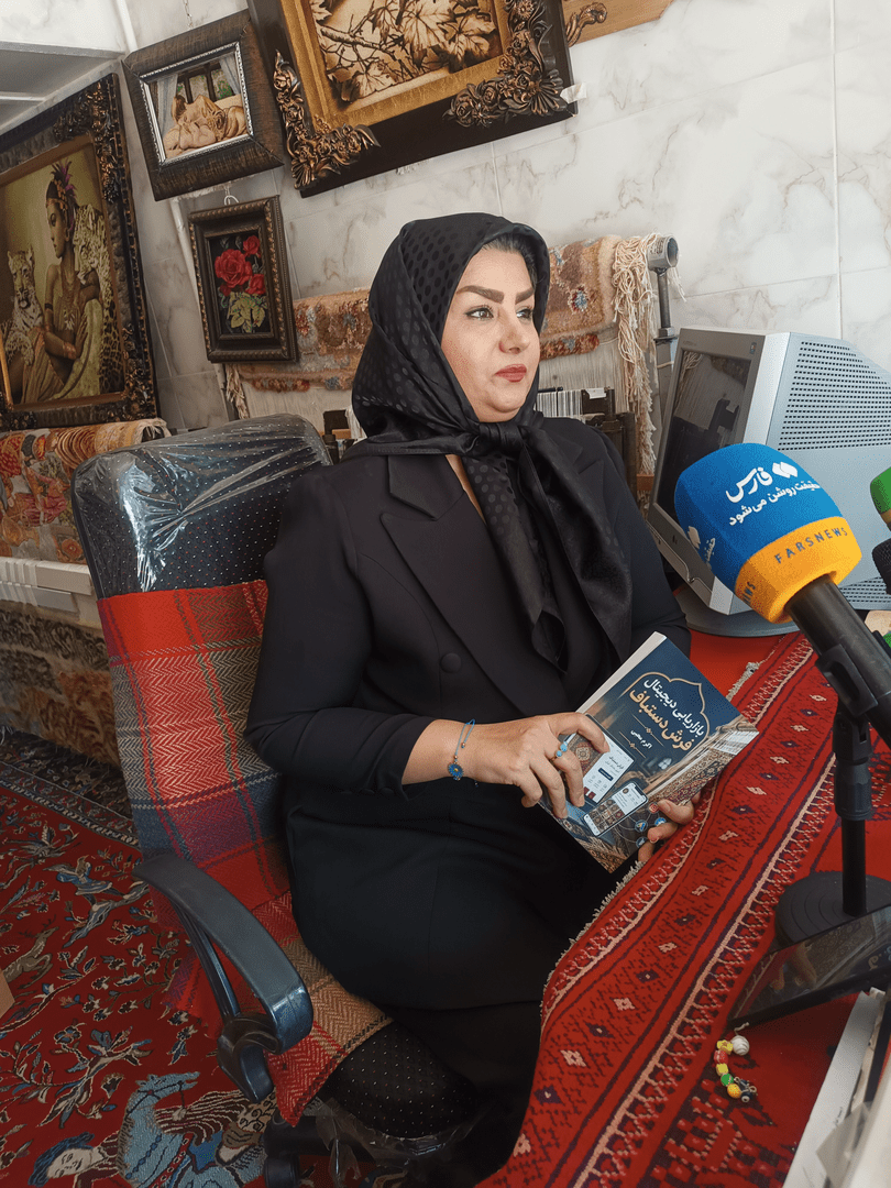 بانوی کرمانشاهی برای فرش ایرانی در بازار اتریش جا باز کرد