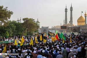  تشییع پیکر ۲ شهید مدافع حرم در قم