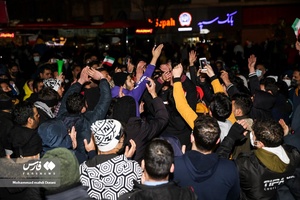 جشن صعود تیم ملی فوتبال به جام جهانی