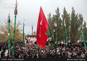 آیین نخل گردانی در مزینان سبزوار