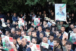 تشییع پیکر «حاج قاسم سلیمانی» در اهواز