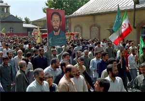 مراسم تشییع پیکر سردار شهید حاج سید محمدرضا دستواره، جانشین فرماندهی لشگر 27 محمد رسول الله (ص)