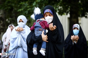  اقامه نماز عید سعید فطر 1400 در دانشگاه تهران